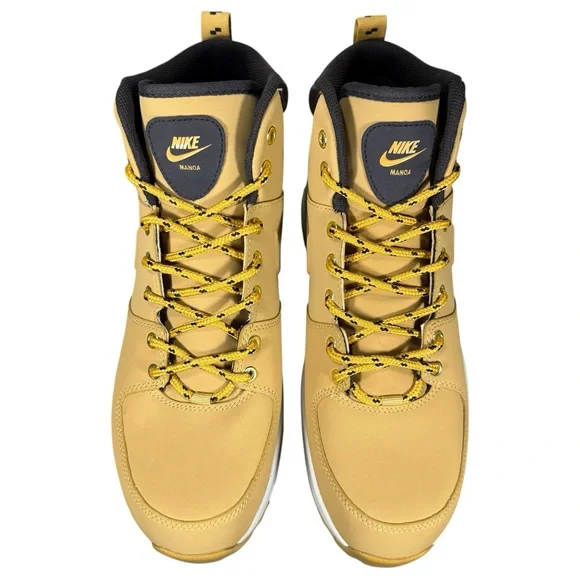New Nike Manoa Leather Boots Men’s Size 11 Water Resistant Haystack 454350-700 - Picture 6 of 13